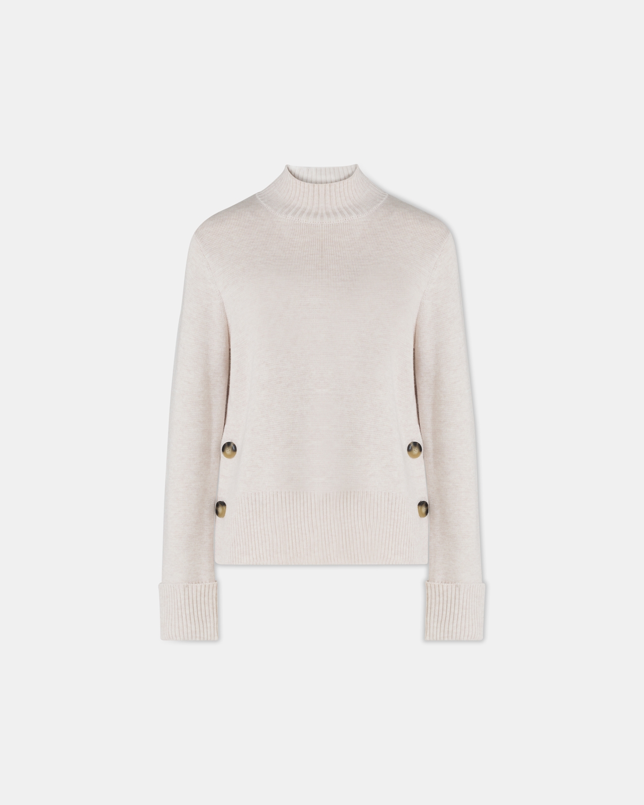 Nagara sweater Loose-fitting ecru sweater ZAPA