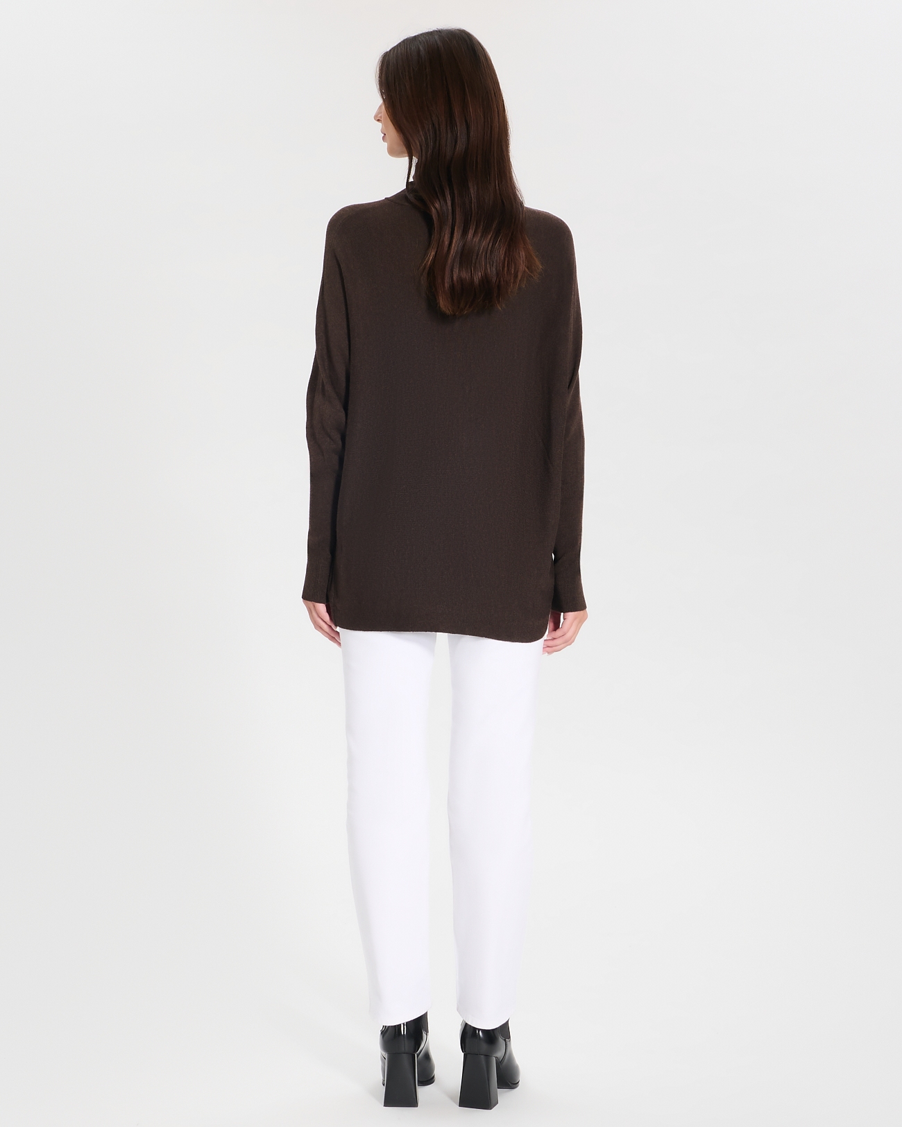 Pruna sweater Chocolate turtleneck sweater ZAPA