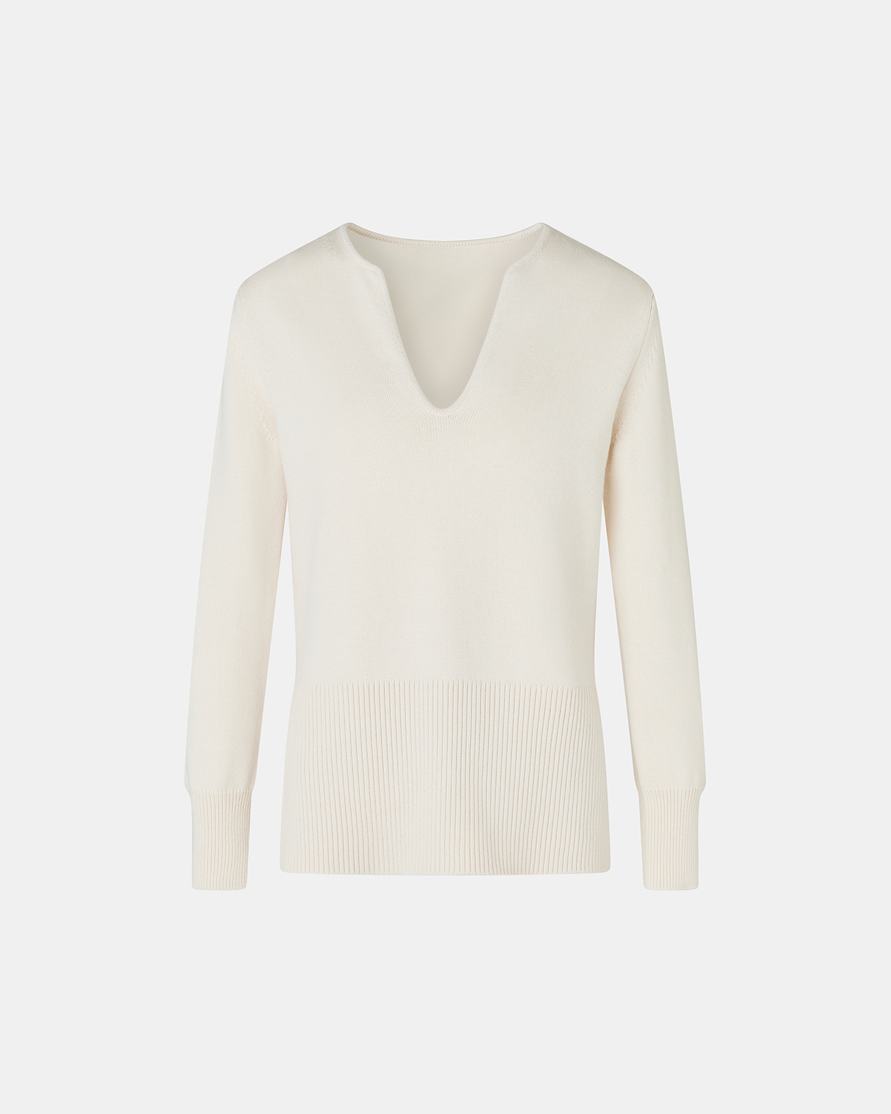 Nalani Sweater Ecru Loose Sweater ZAPA
