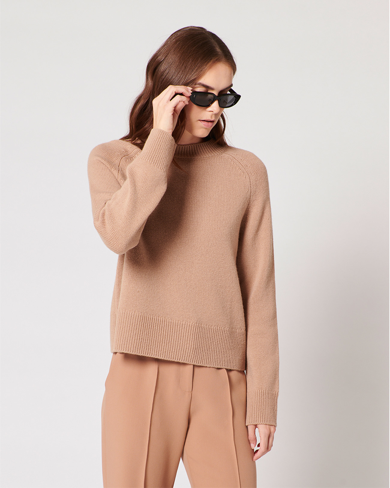 Neona sweater Camel wool sweater ZAPA
