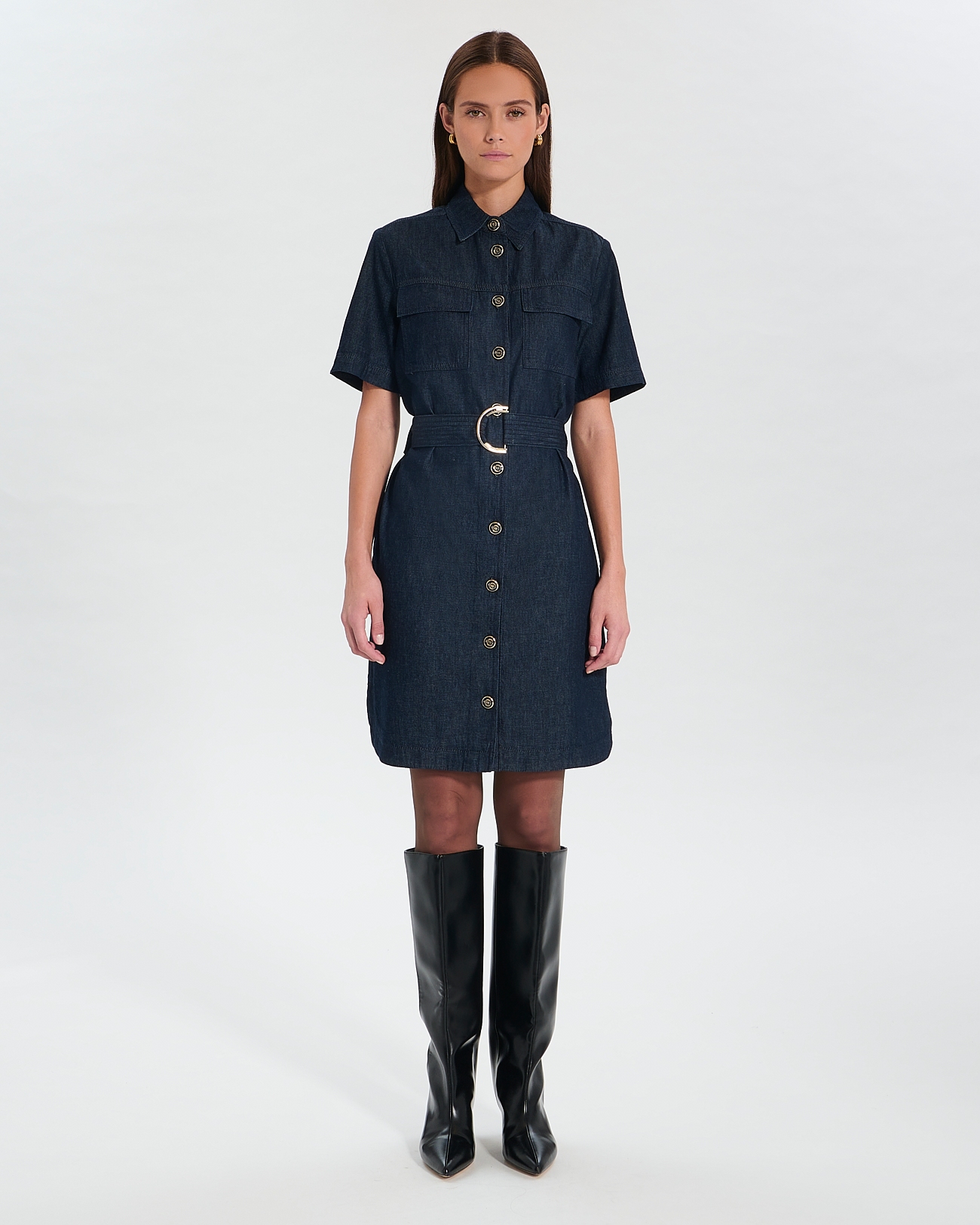 Rosio dress Short denim dress ZAPA