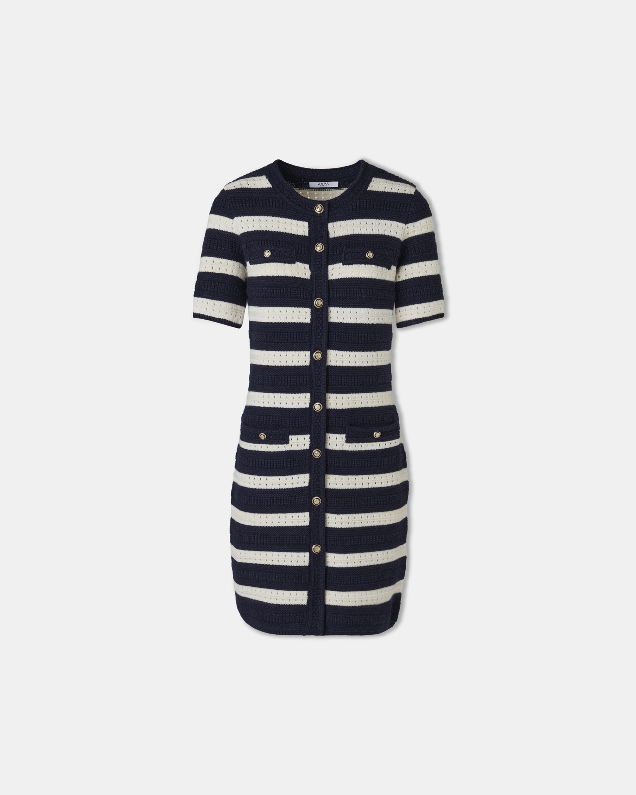 Risma Knitted Dress Short striped dress ZAPA