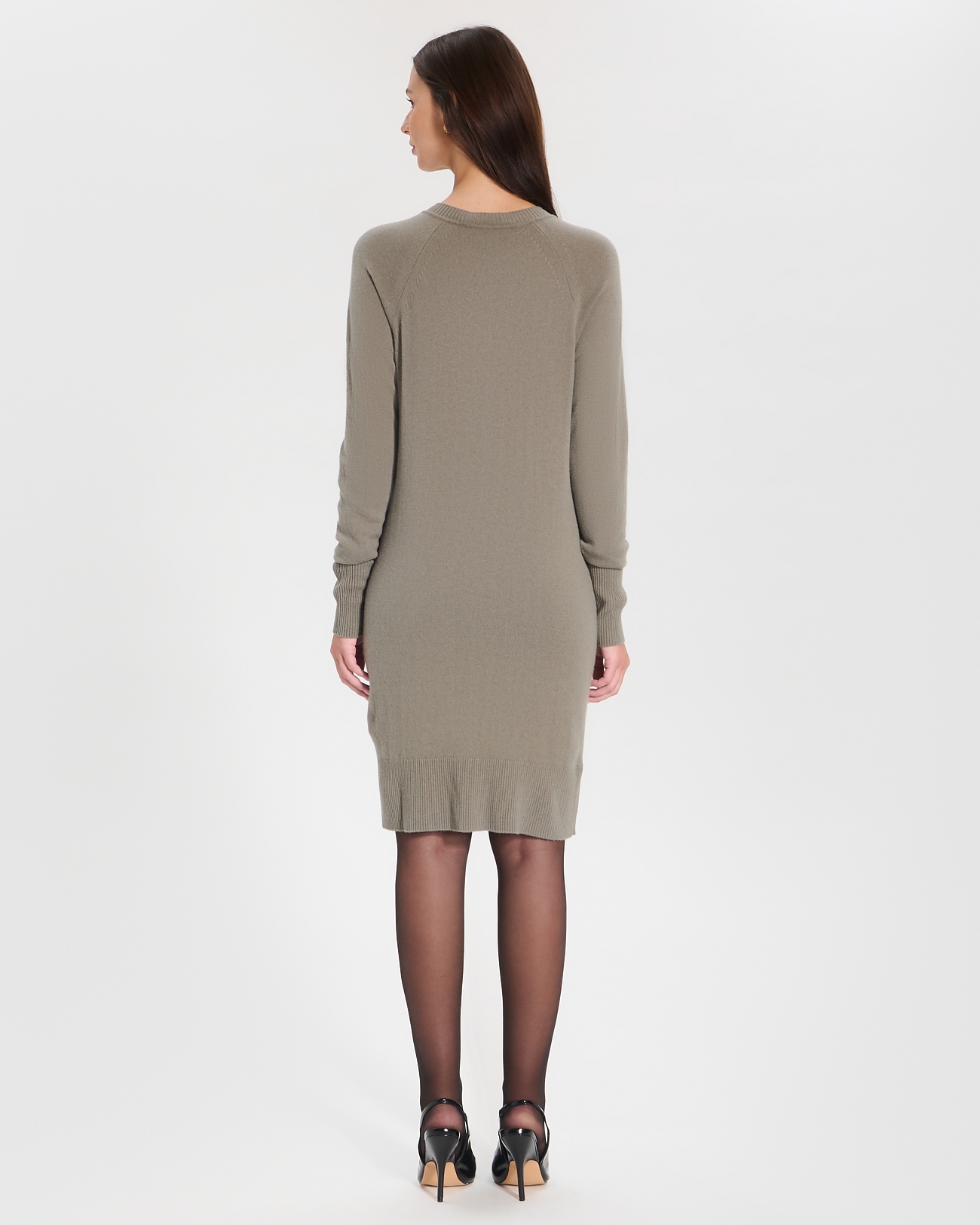 Rosamund dress Khaki knit dress ZAPA