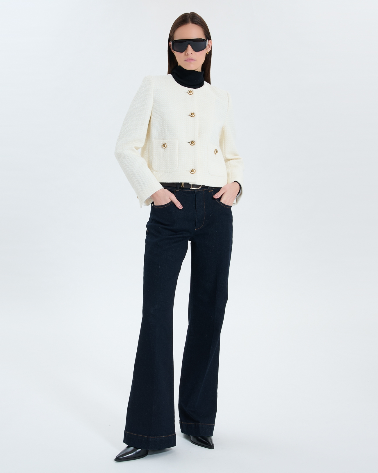 Valse Jacket Ecru tweed jacket ZAPA