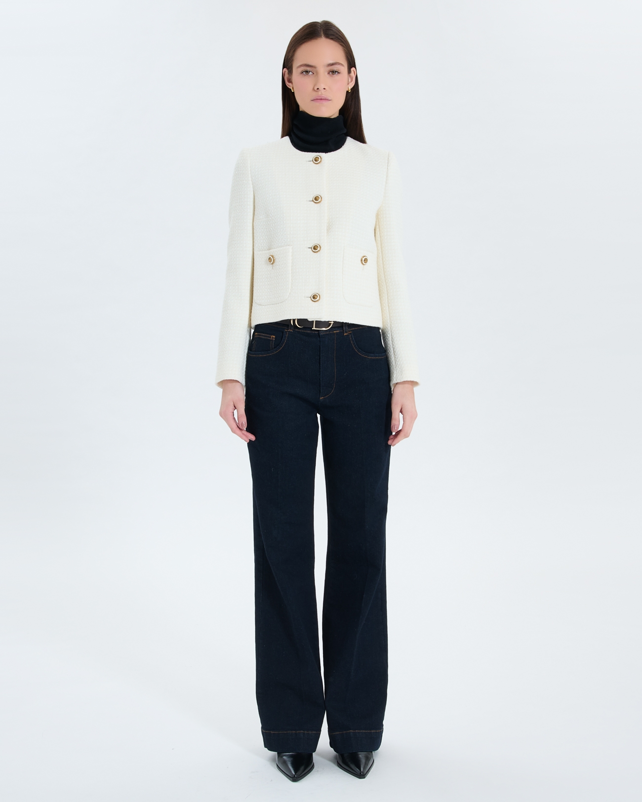 Valse Jacket Ecru tweed jacket ZAPA