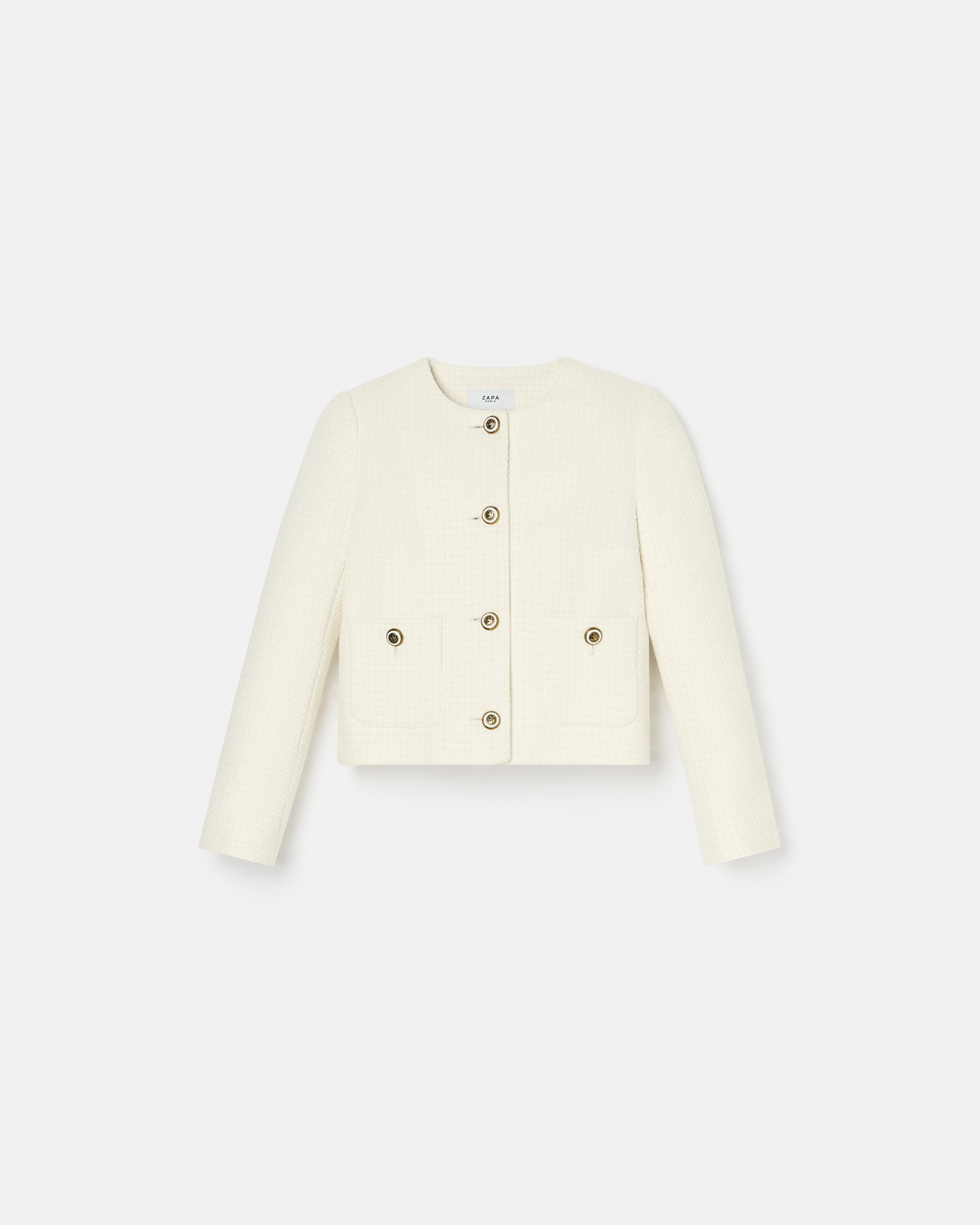 Valse Jacket Ecru tweed jacket ZAPA