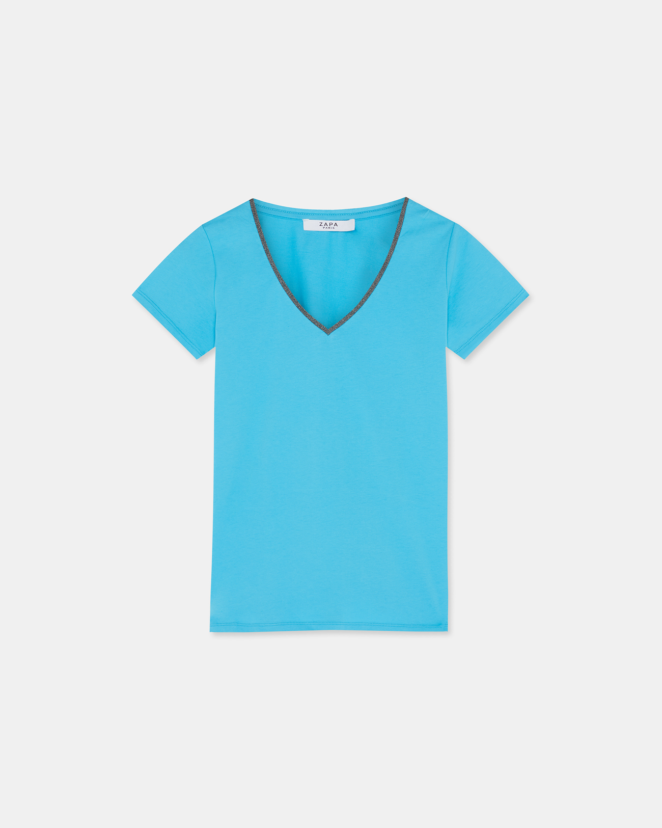 Tasmanie top Blue cotton top ZAPA