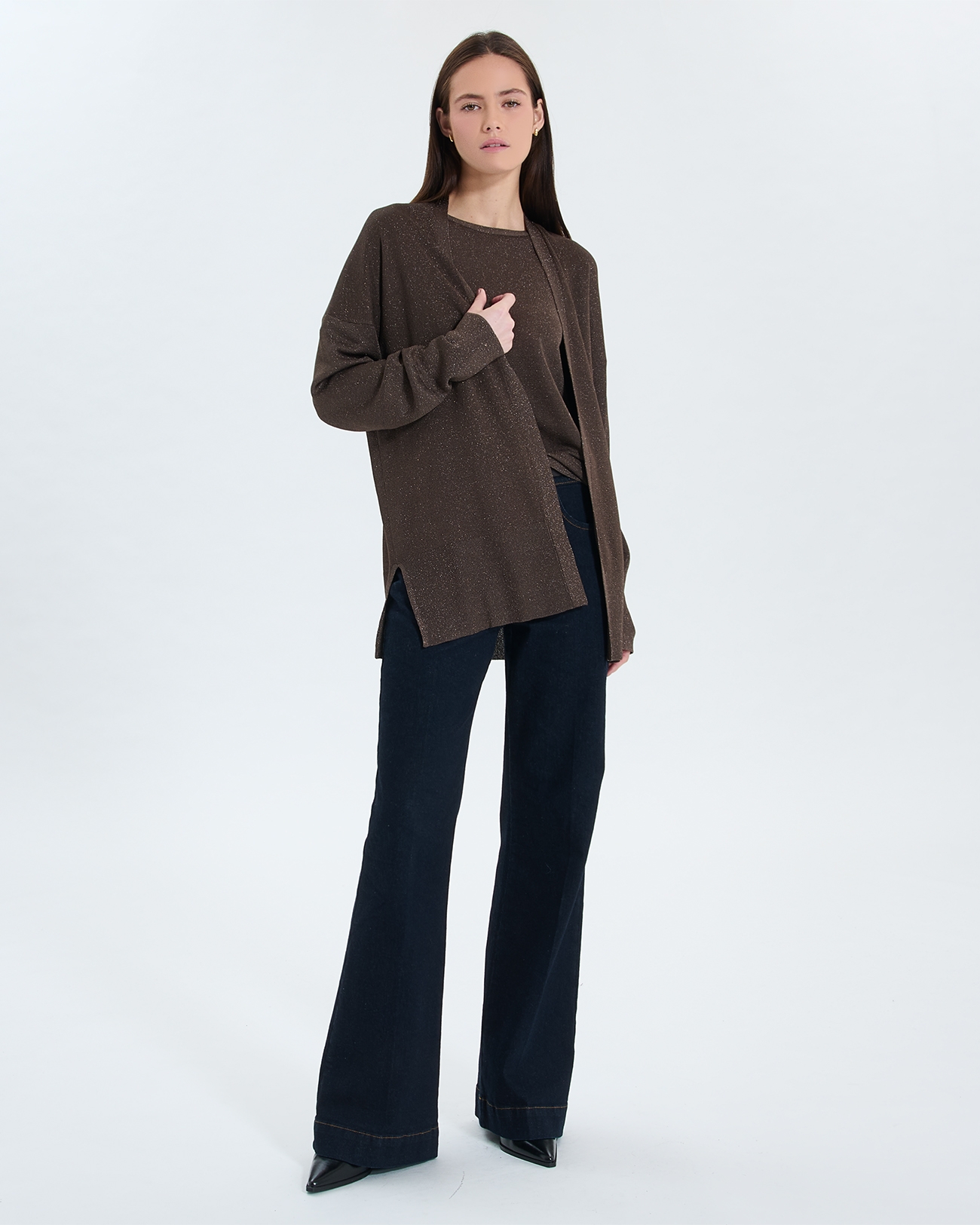 Gypsine Vest Pull taupe ZAPA