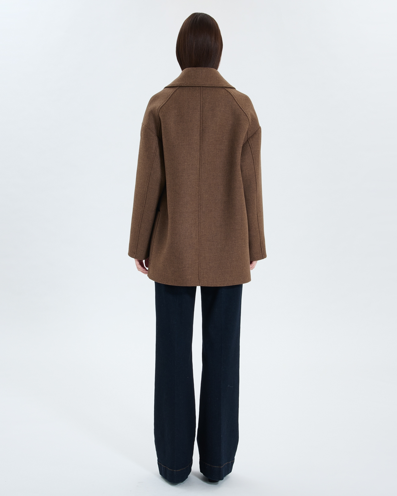 Mirando coat Hazelnut short coat ZAPA