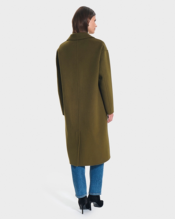 Maela coat Long khaki coat ZAPA