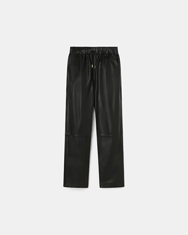 Phuket Pants Black Fluid Leather Pants ZAPA