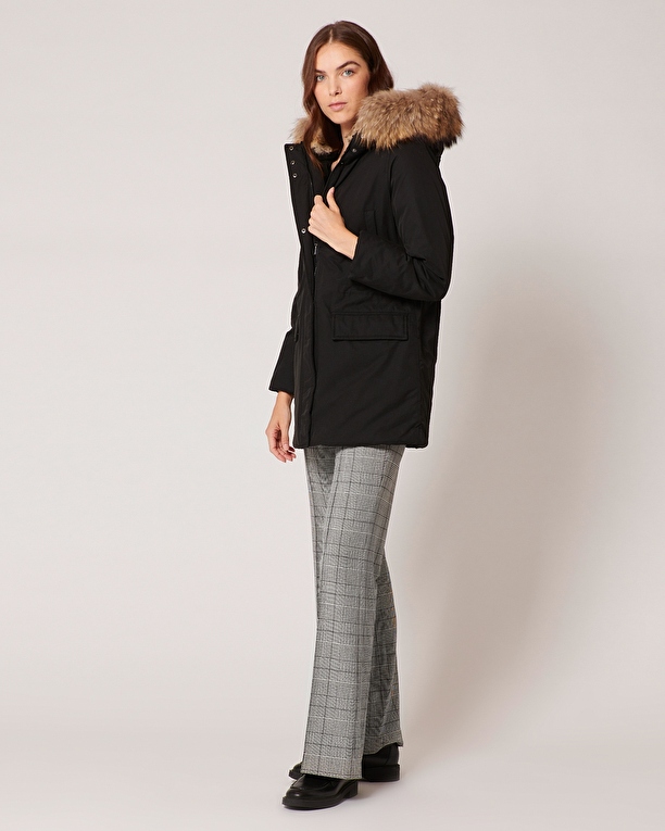 Parka Parson Parka mi-longue noire ZAPA
