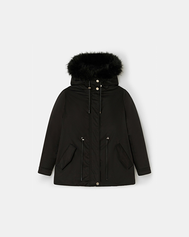 Pekin Parka Black Fitted Parka ZAPA