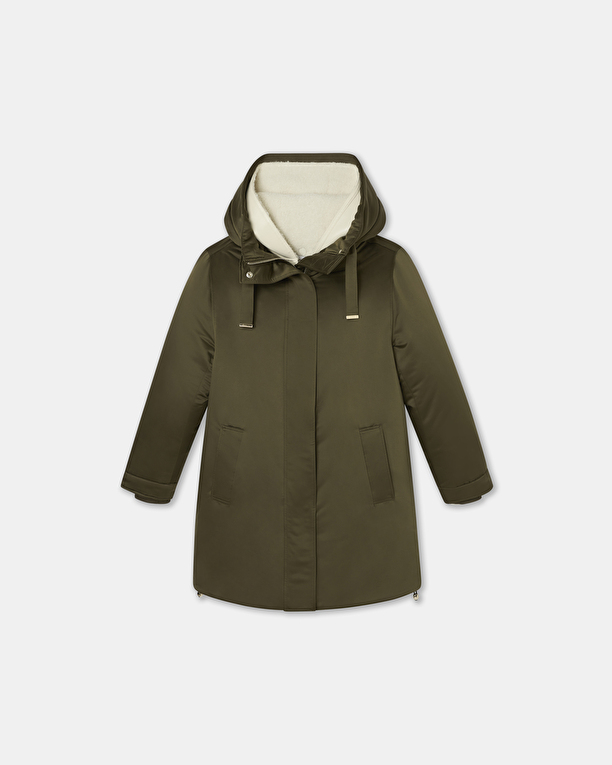 Pemafur parka Leg mi-longue parka ZAPA