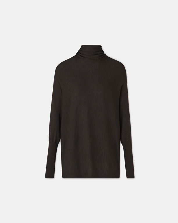 Pruna sweater Chocolate turtleneck sweater ZAPA