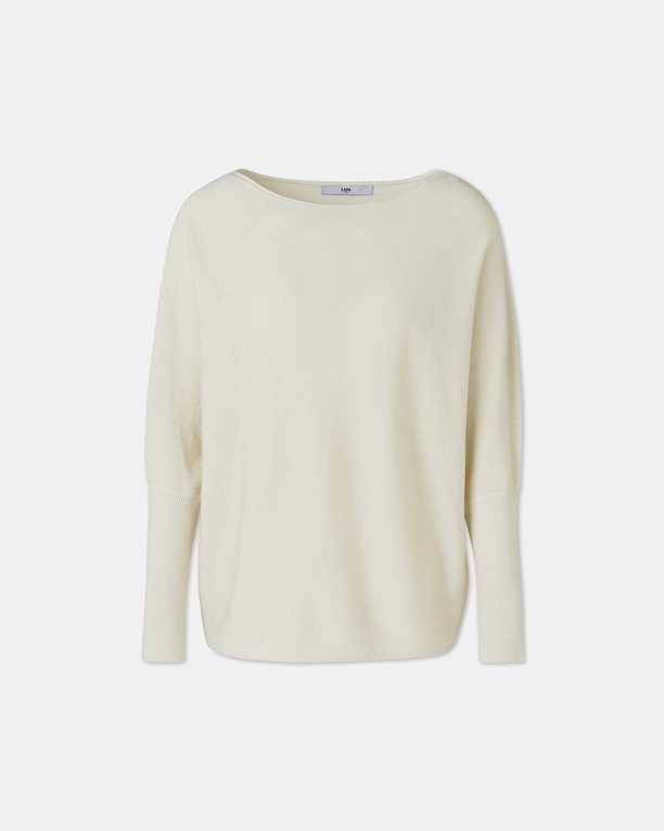 Penseeboat sweater Gold boat-neck sweater ZAPA