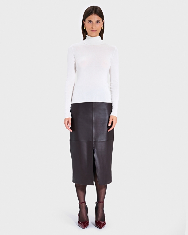 Norvind Sweater Ecru Thin Turtleneck Sweater ZAPA