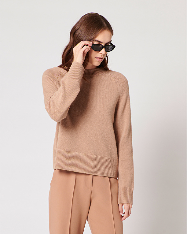 Neona sweater Camel wool sweater ZAPA
