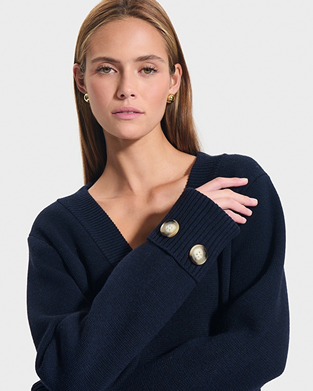 Rigatoni dress Nocturnal knit dress ZAPA
