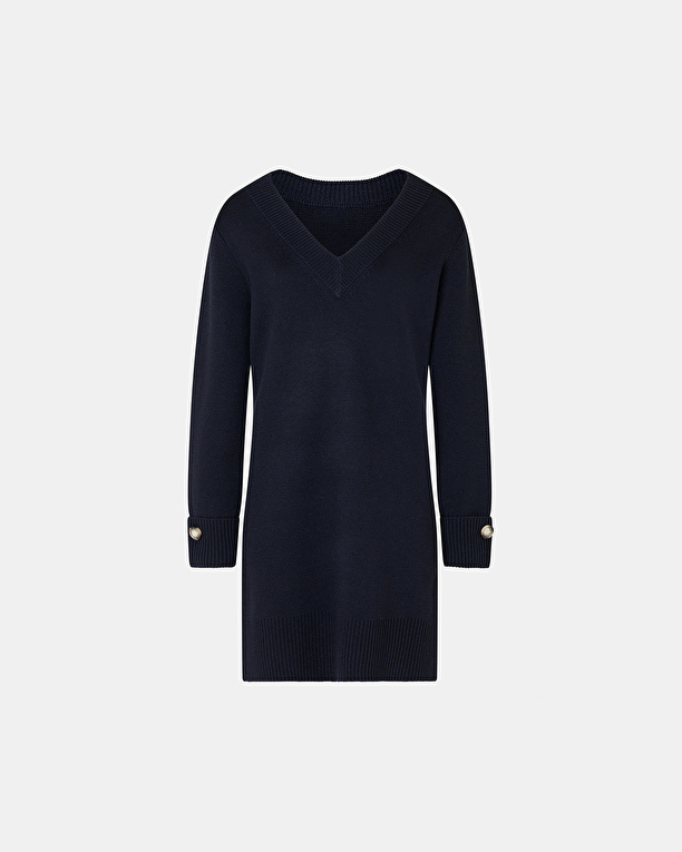 Rigatoni dress Nocturnal knit dress ZAPA