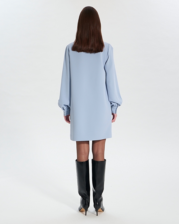 Rheala dress Sky blue straight dress ZAPA