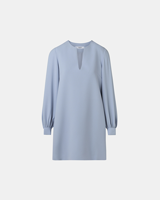 Rheala dress Sky blue straight dress ZAPA