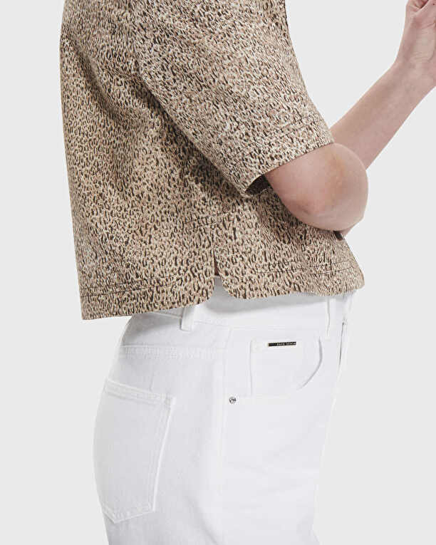 Celina shirt Short leopard print shirt ZAPA