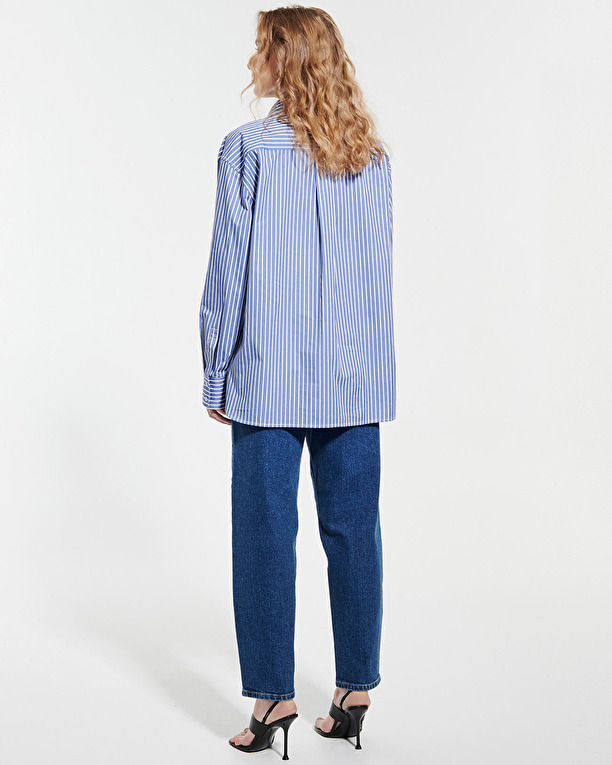 Casblanca skirt Striped oversized shirt ZAPA