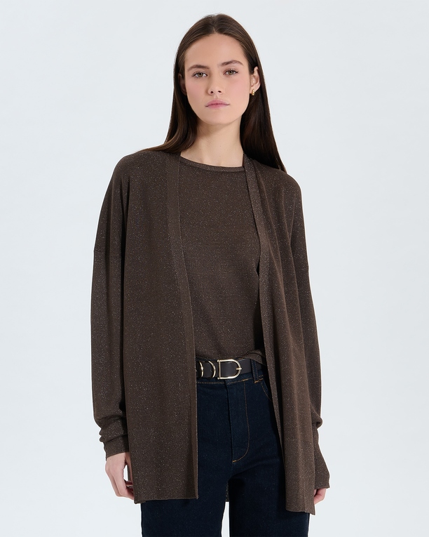 Gypsine Vest Pull taupe ZAPA
