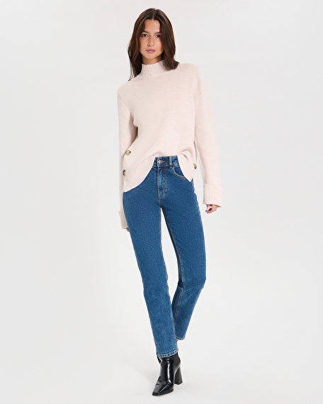 Nagara sweater loose-fitting ecru sweater zapa
