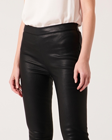 Piya pants Black leather skinny pants ZAPA