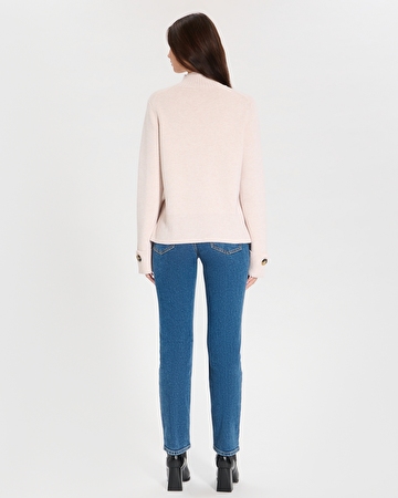 Nagara sweater Loose-fitting ecru sweater ZAPA