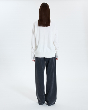 Pucci sweater Ecru V-neck sweater ZAPA