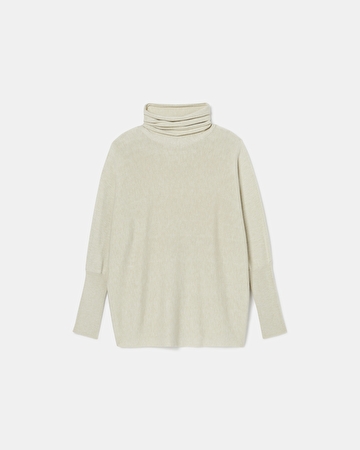 Pruna sweater Beige turtleneck sweater ZAPA