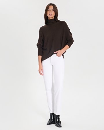 Pruna sweater Chocolate turtleneck sweater ZAPA