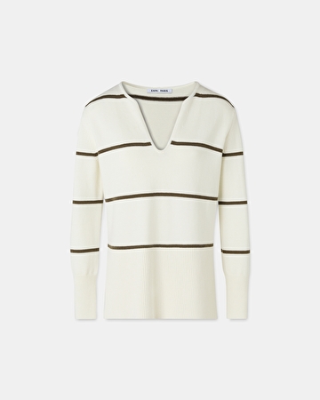 Nolyn sweater Loose striped sweater ZAPA