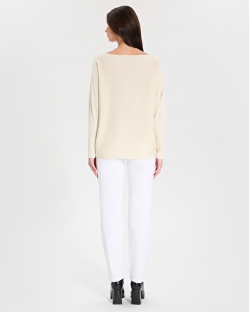 Penseeboat sweater Gold boat-neck sweater ZAPA