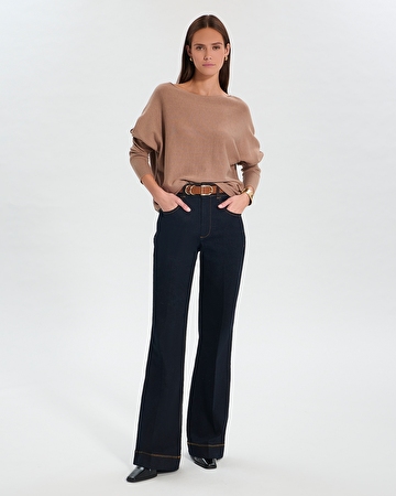 Penseeboat Sweater Penseeboat camel cashmere sweater ZAPA