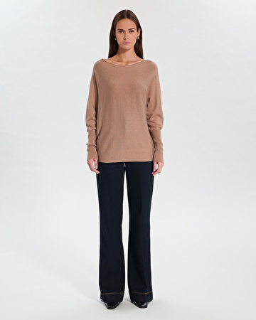 Penseeboat Sweater Penseeboat camel cashmere sweater ZAPA