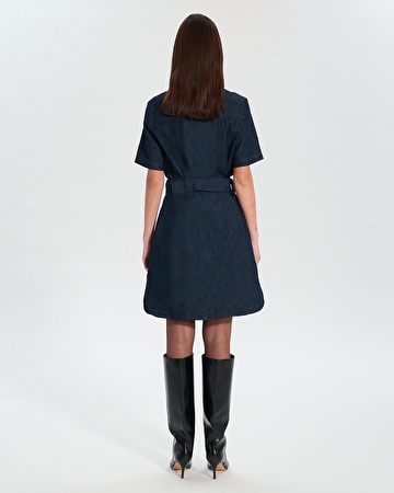Rosio dress Short denim dress ZAPA
