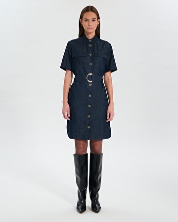 Rosio dress Short denim dress ZAPA