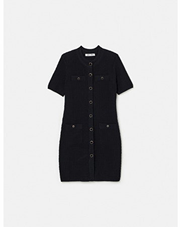 Risma Knitted Dress Short black dress ZAPA