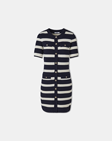 Risma Knitted Dress Short striped dress ZAPA