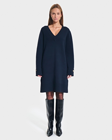 Rigatoni dress Nocturnal knit dress ZAPA