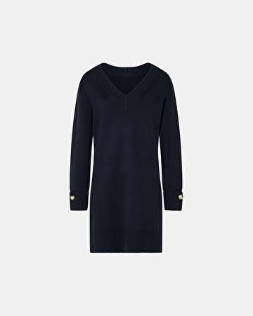 Rigatoni dress Nocturnal knit dress ZAPA
