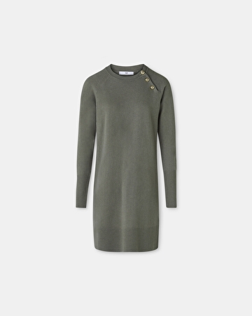 Rosamund dress Khaki knit dress ZAPA