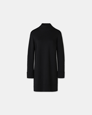 Robe Ritan Robe courte en maille noire ZAPA