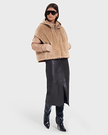 Marguerite Puffy jacket Marguerite Puffy jacket Camel ZAPA