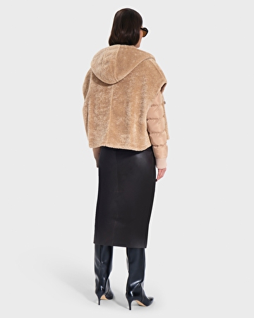 Marguerite Puffy jacket Marguerite Puffy jacket Camel ZAPA