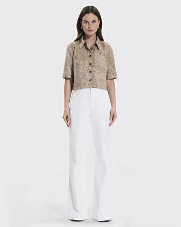 Celina shirt Short leopard print shirt ZAPA